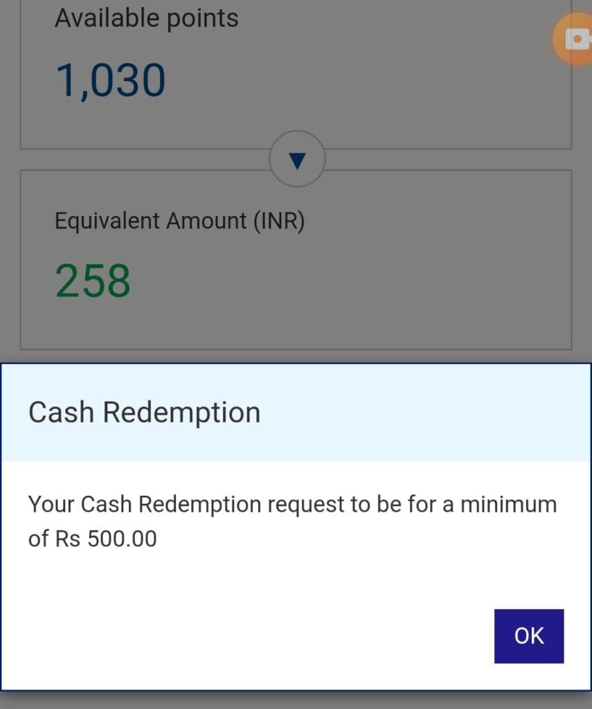 hdfc credit card reward points redemption online