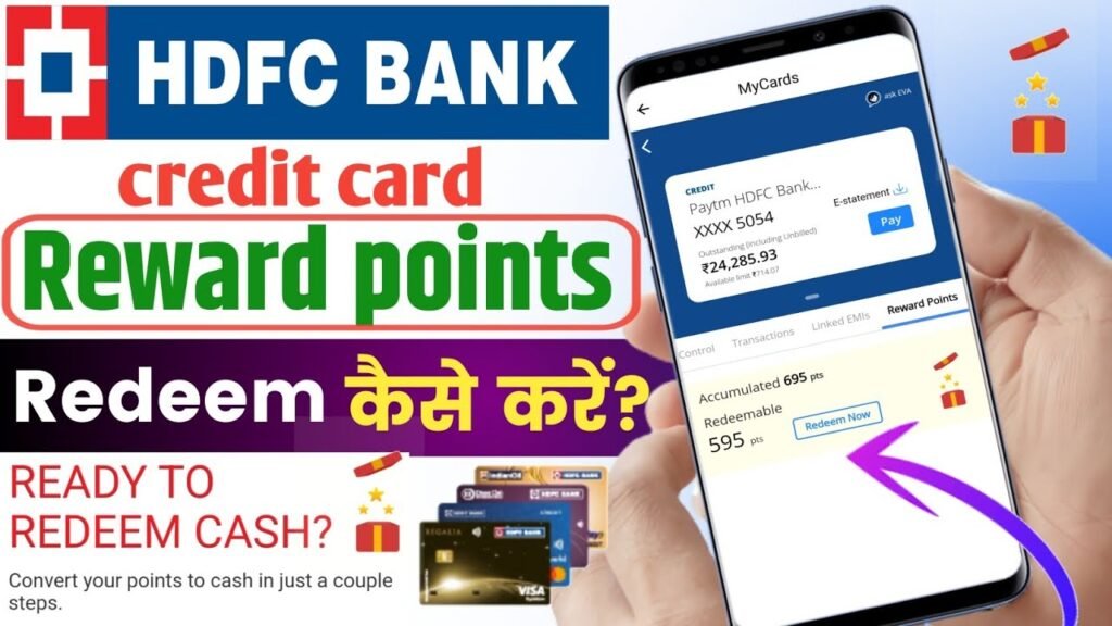 hdfc credit card reward points redemption online