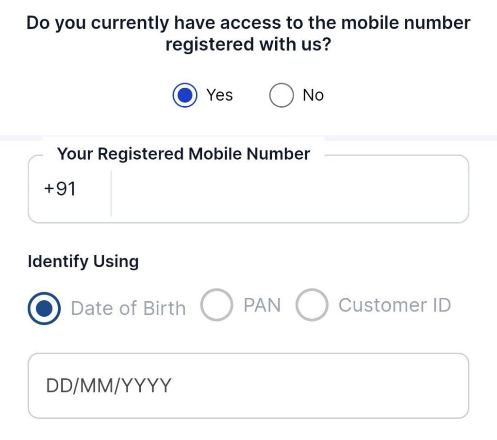 hdfc bank me mobile number change