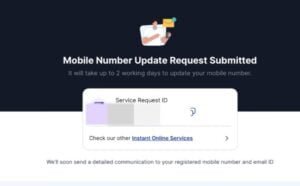 hdfc bank me mobile number change