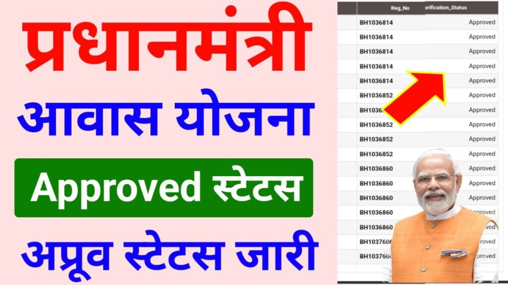 pradhan mantri awas yojana approved list